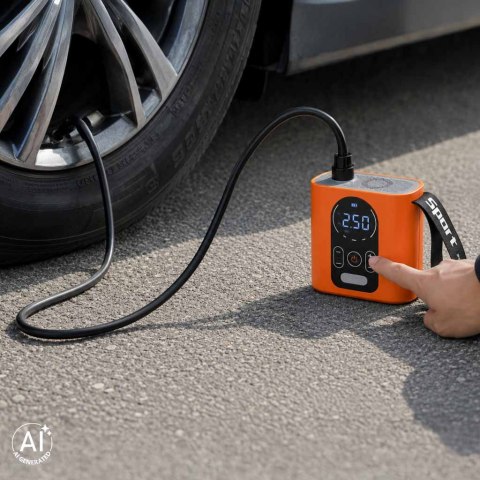 Bezprzewodowa pompka elektryczna akumulatorowa do deski SUP USB 22 PSI 140W wymienne końcówki