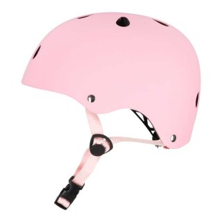 Kask rowerowy dla dziecka Trike Fix dziecięcy regulowany LED S 48-54cm różowy