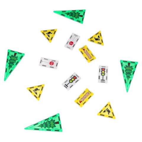 Klocki magnetyczne konstrukcyjne 3D budowa maszyny budowlane 92 elementy