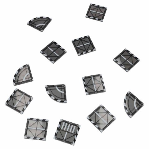Klocki magnetyczne konstrukcyjne 3D straż pożarna 48 elementów
