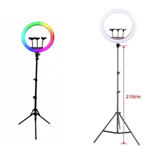 Lampa pierścieniowa do selfie LED RGB