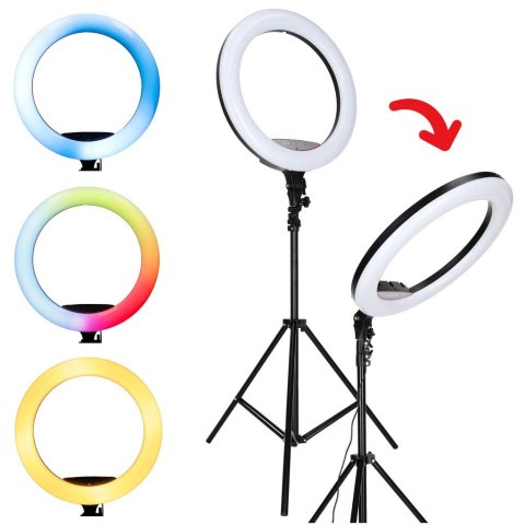 Lampa pierścieniowa do selfie LED RGB
