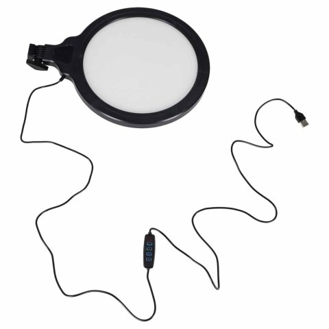 Lampa pierścieniowa do selfie LED na statywie