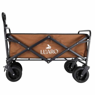 Wózek transportowy LUARO plażowy składany ze stolikiem 2w1
