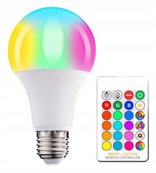 Żarówka rgb + pilot