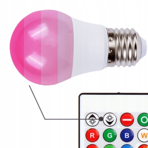 Żarówka rgb + pilot