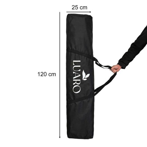 Pawilon ogrodowy LUARO namiot imprezowy handlowy ekspresowy altana 3x3 m 3 ścianki