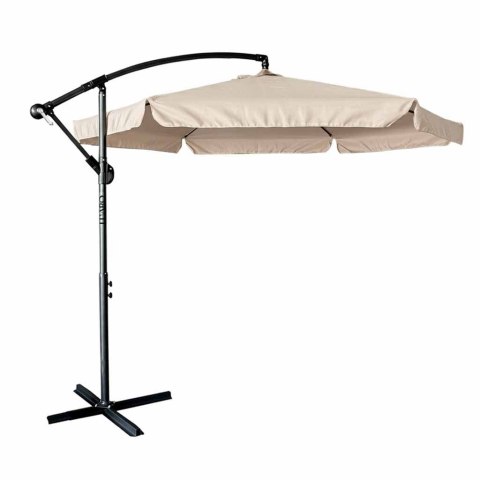 Parasol ogrodowy LUARO duży składany z wysięgnikiem 290cm beżowy