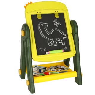 Tablica magnetyczna suchościeralna kreatywna dwustronna dinozaur