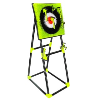 Tarcza dart silikonowa rzutki toporek gwiazdka akcesoria stojak zestaw XXL