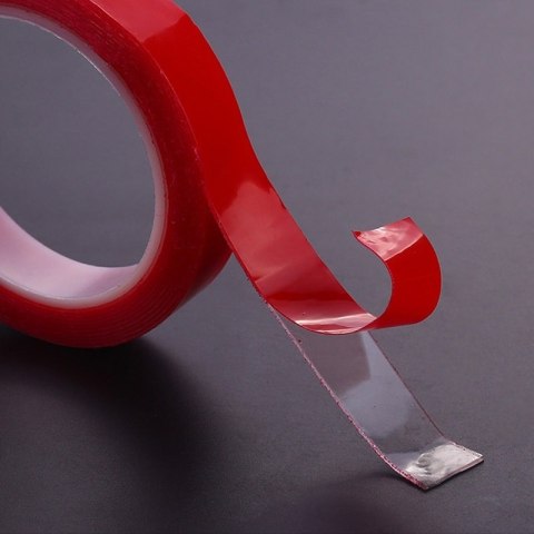 Taśma dwustronna samoprzylepna akrylowa montażowa transparentna mocna 6mm x 3m