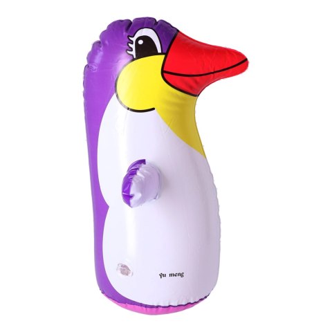 Dmuchany worek treningowy dla dzieci, Zabawka dla dzieci - pingwin, 36 cm.