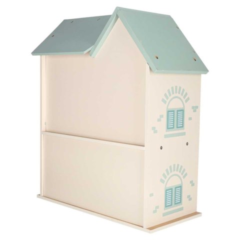 Domek dla lalek drewniany LULILO mebelki figurki 56cm miętowy