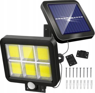 Lampa solarna 120 led 1+1 cob