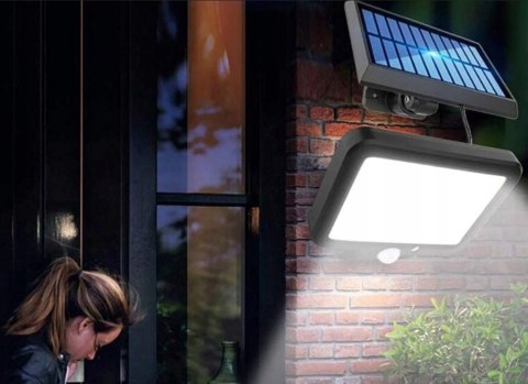 Lampa solarna 120 led 1+1 cob