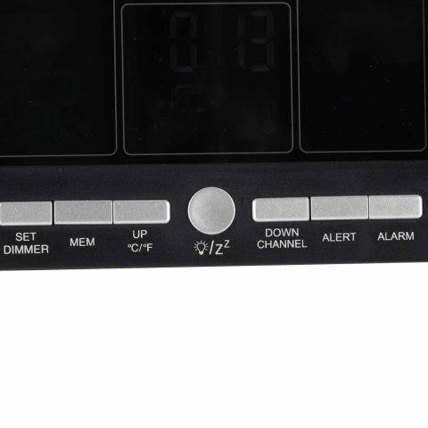 Stacja pogodowa pogody termometr higrometr zegar alarm USB