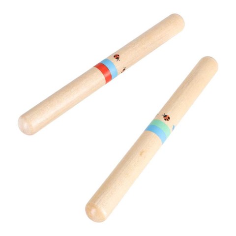 Instrumenty drewniane muzyczne dla dzieci trójkąt pałeczki harmonijka ustna tarka