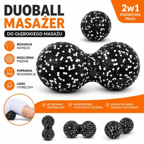 PIŁKA PIŁKI DO MASAŻU EPP ZESTAW 2w1 DUOBALL