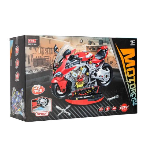 Motor motocykl interaktywny zestaw mechanika silnik do skręcania rozkręcania