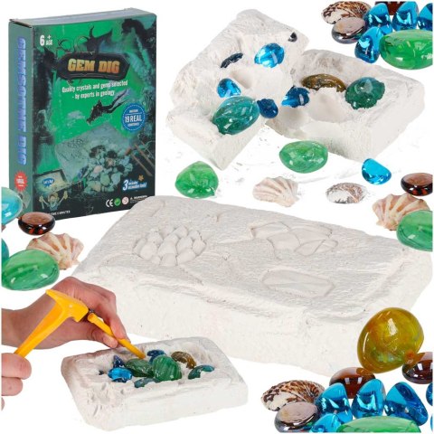 Kopalnia diamentów kamieni wykopaliska akcesoria zestaw archeologiczny