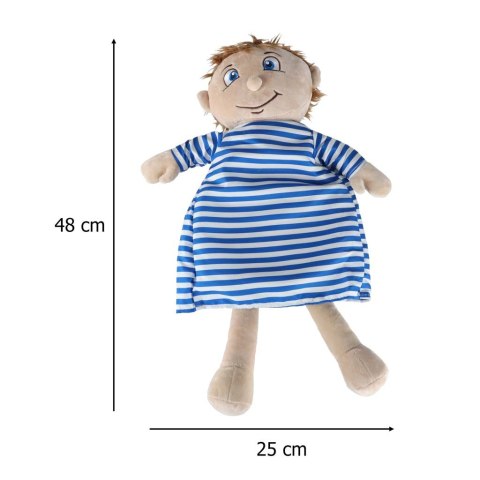 Lalka maskotka zabawka edukacyjna nauka anatomii chłopiec