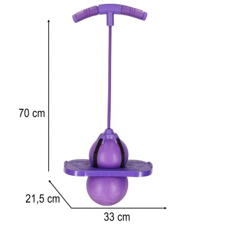 Skoczek dla dzieci pogo równowaga jumper fioletowy