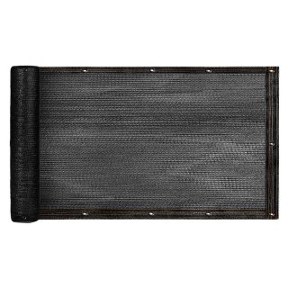Osłona balkonowa LUARO mata maskująca siatka cieniująca na balkon taras 150g/m2 105x700cm UV + Trytytki