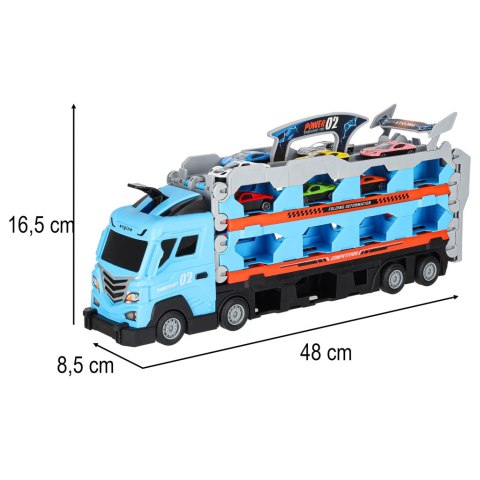 Laweta transporter ciężarówka tor wyścigowy samochodowy 210cm resoraki