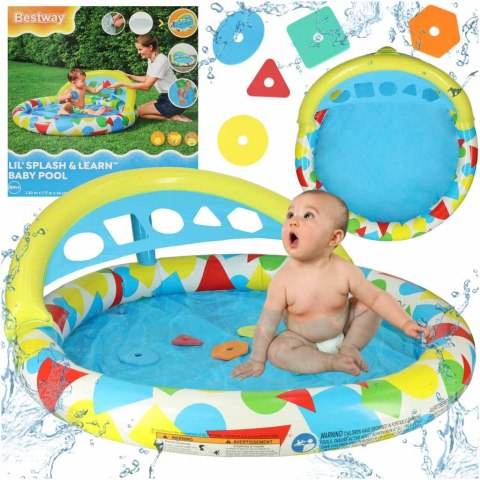 Basen brodzik z poduszką BESTWAY 52378 120cm