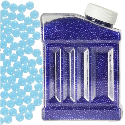 Kulki żelowe wodne hydrożelowe do kwiatów niebieskie 250g 50 000szt. 7-8mm