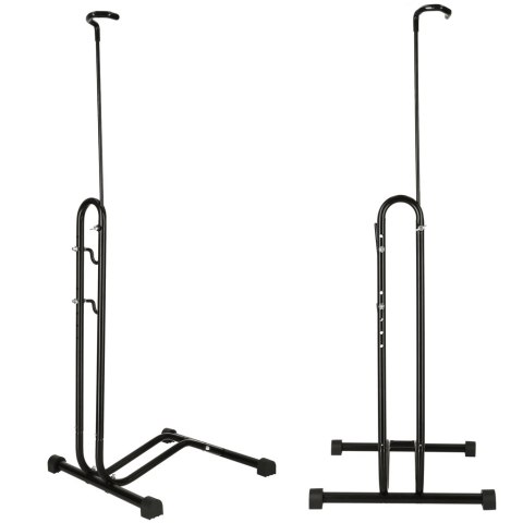 Stojak na rower Rallex uchwyt rowerowy serwisowy na koło 16-27" składany wysoki
